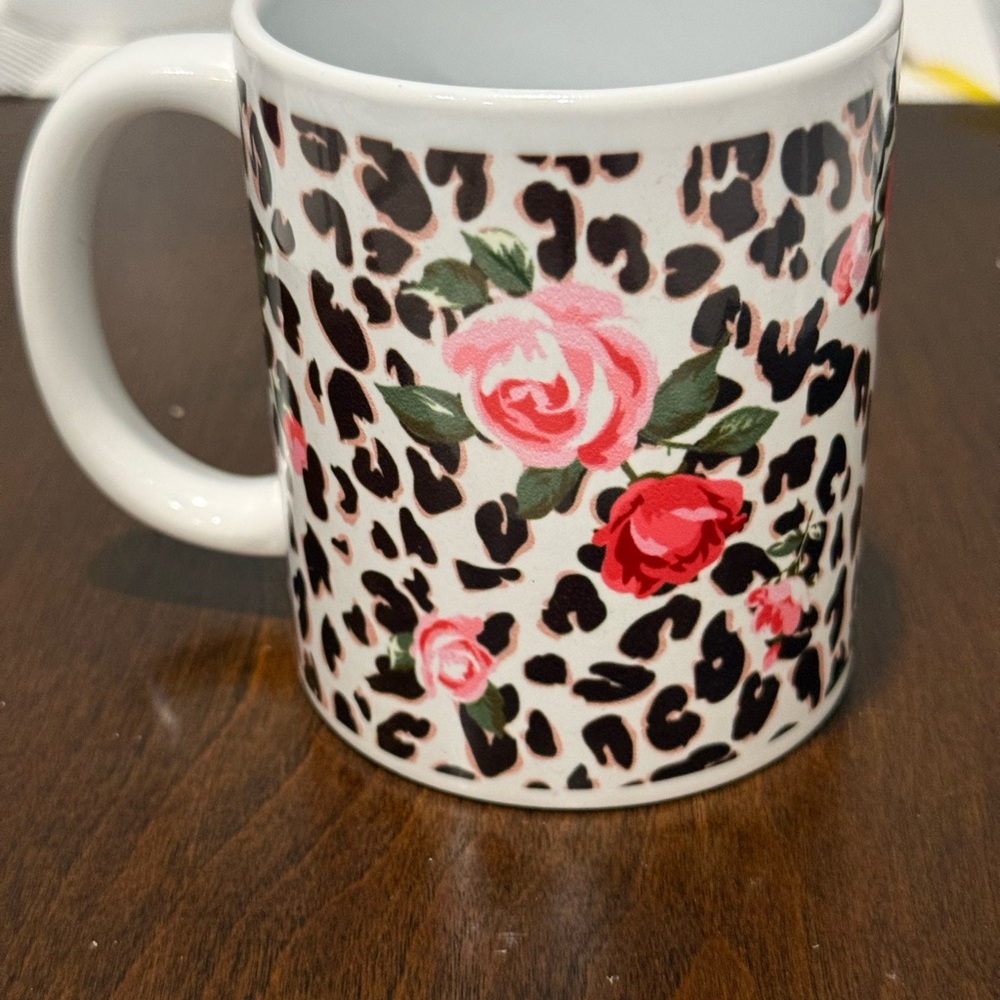 Floral Cowgirl Leopard Print Mug